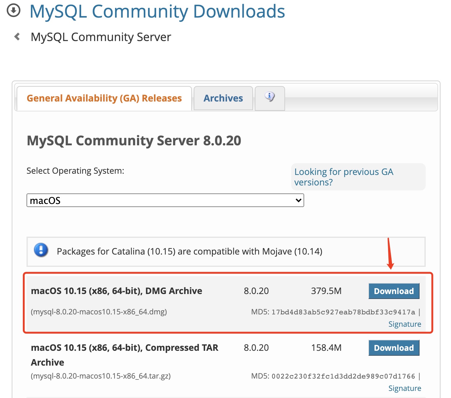 mac配置多版本mysql mac如何配置mysql_安装包