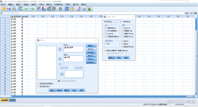 python 独立性检验 spss检验独立性_SPSS_11