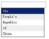 Jquery autocomplete插件的使用示例_json