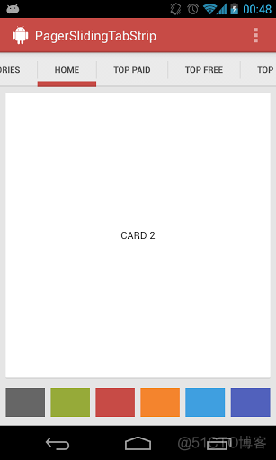 Android滑动页面导航效果： PagerSlidingTabStrip_移动开发_02