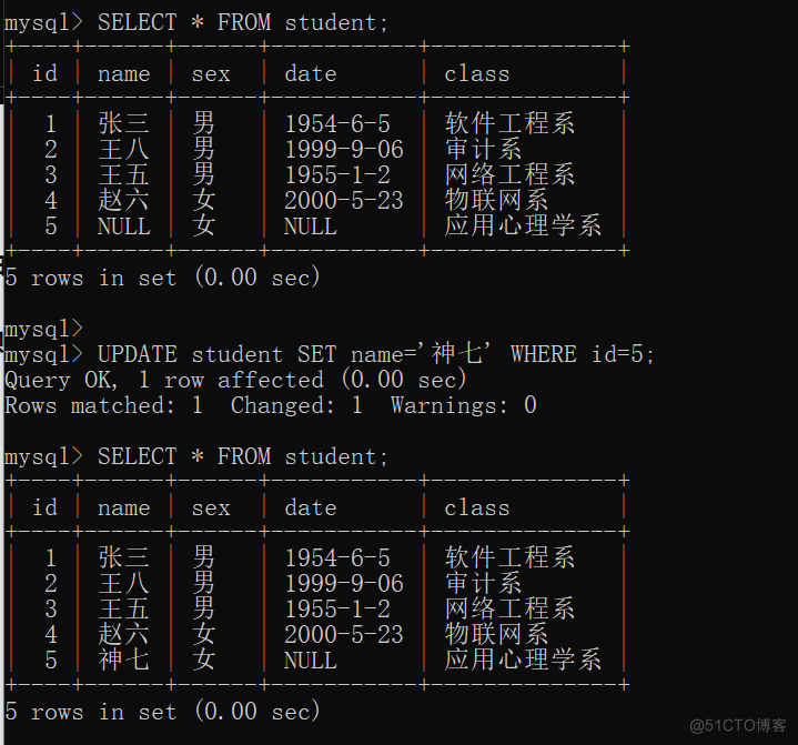 mysql修改数据库参数 mysql数据库怎么修改数据_字段名_06