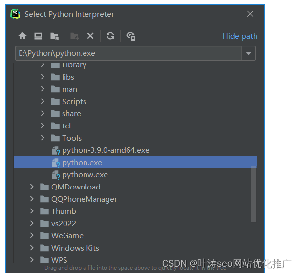 python 命令到指定位置 指定python路径执行_开发语言_07