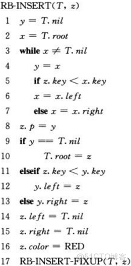 红黑树算法 java 红黑树算法导论_结点_07