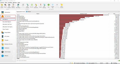 java 内存逃逸 java内存泄漏定位和解决_直方图_02