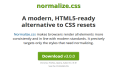 Normalize.css ——CSS Reset的友好替代品