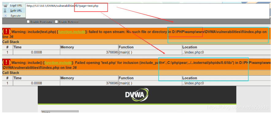 DVWA亲测文件包含漏洞_服务器_02