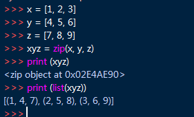 zip 存储 python python里面zip_元组