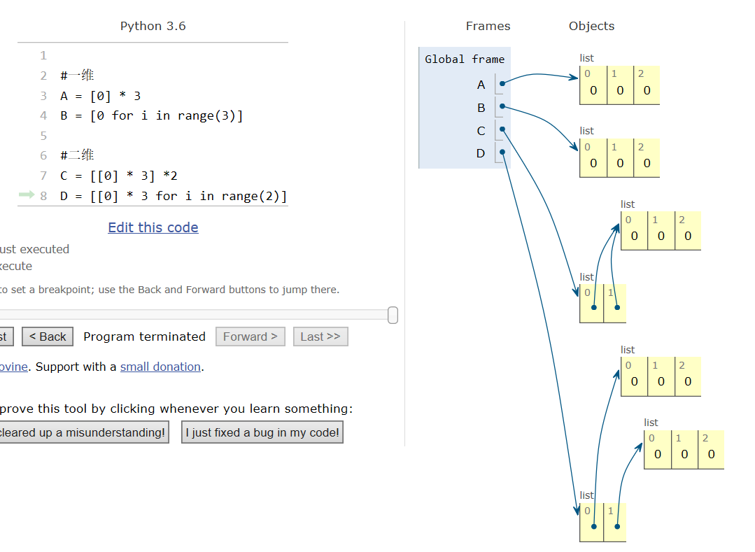 python 二维列表转置 python怎么给二维列表赋值_二维