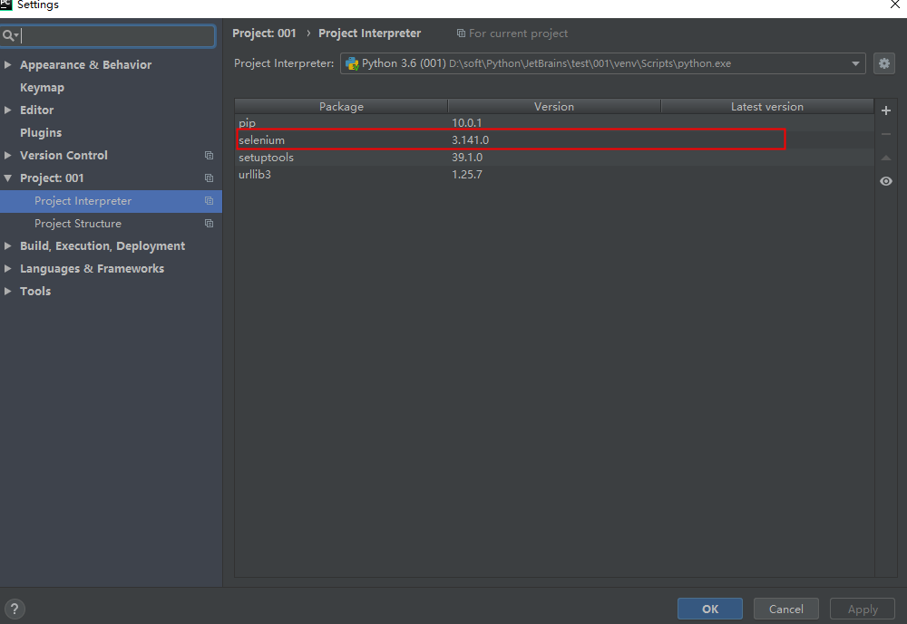 selenium python安装 pychram安装selenium_chrome_04