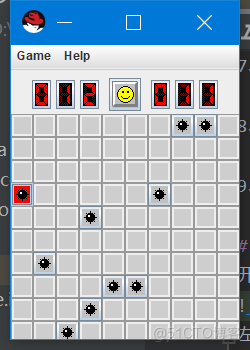 java 扫雷 课程设计 java扫雷游戏的设计与实现_i++_03