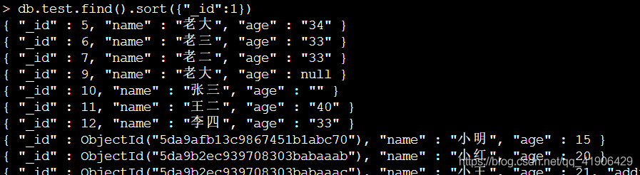 mongodb入门视频教程 mongodb 教程_字段_21