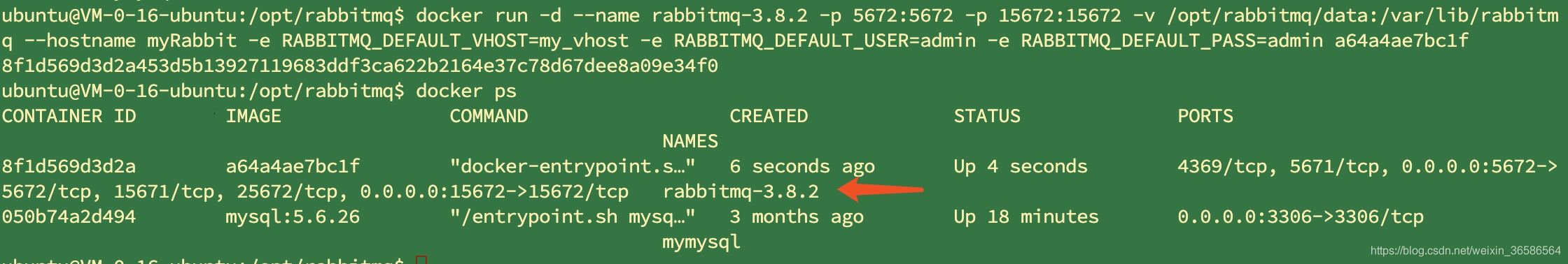 消息中间件之RabbitMQ专题一：docker安装RabbitMQ_用户名_02