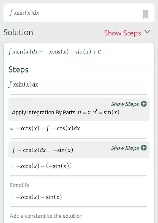 java 积分函数 java微积分计算包_java微积分计算步骤