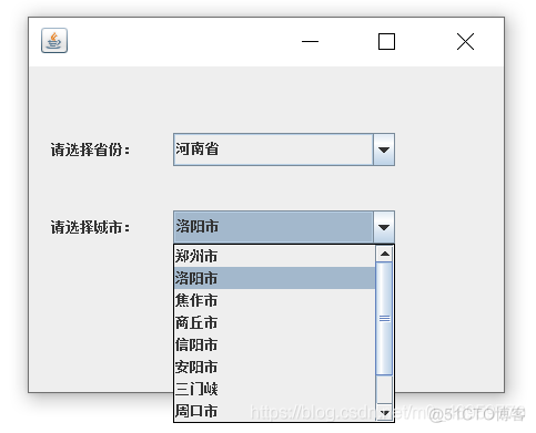 java级联下拉框 java下拉框二级联动_ci