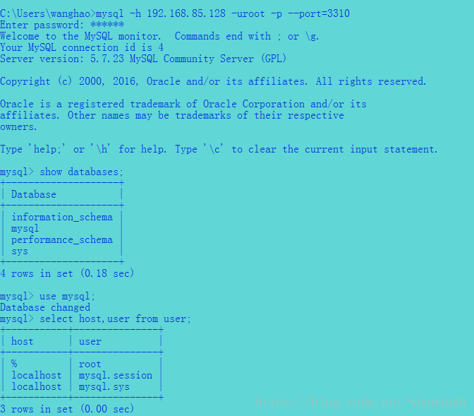 Linux 环境下安装mysql5.7.23以及常见问题_mysql_34