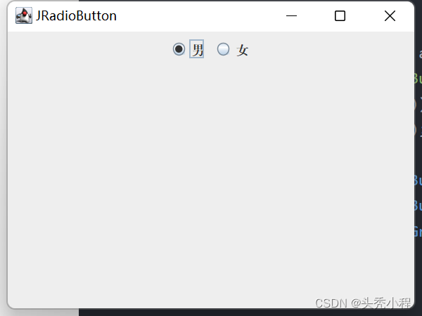 java gui 按钮事件实现方式 java gui 单选按钮_前端