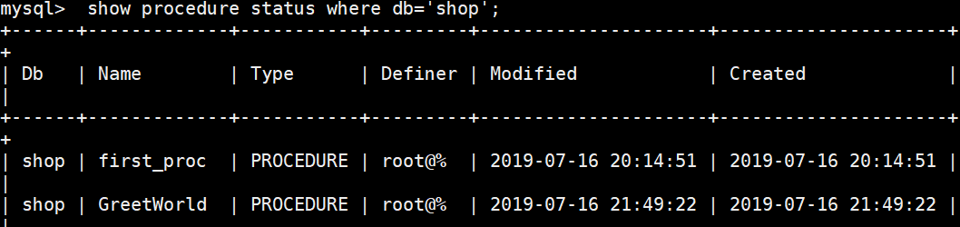 mysql 存储过程 if语句 mysql存储过程写法和调用_存储过程_12