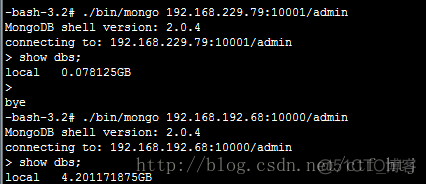 mongdb 主从架构验证 mongodb主从_mongodb_10