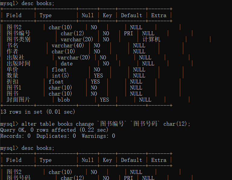 怎么修改mysql表结构 mysql怎么修改表的数据类型_数据类型_07