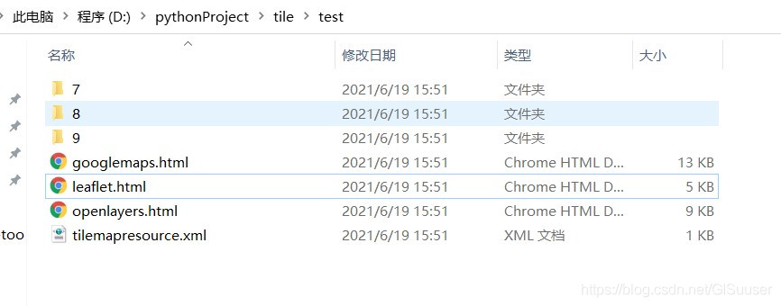 python调用gdal2tiles实现栅格影像TMS切片_python_02