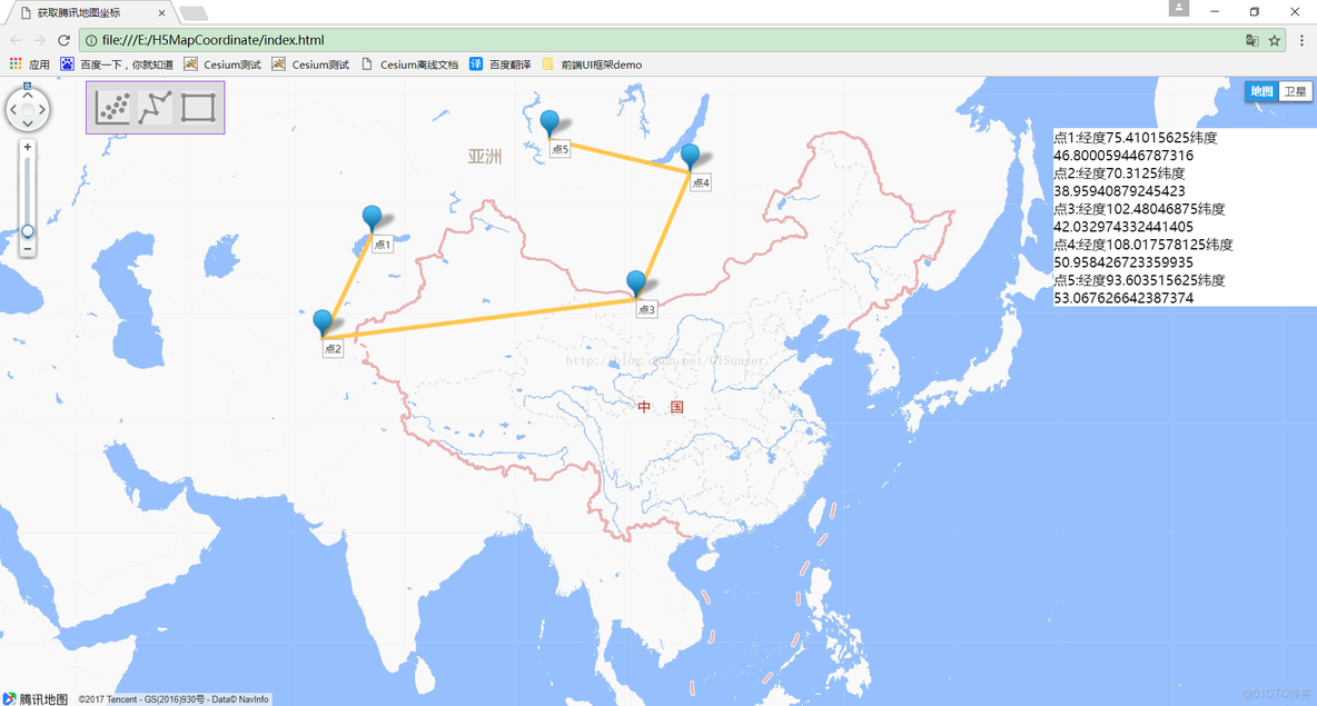 腾讯地图获取所选区域坐标_地图_02