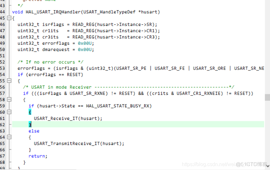 HAL库串口接收不定长字符串（CubeMX，不用DMA）_IT_12