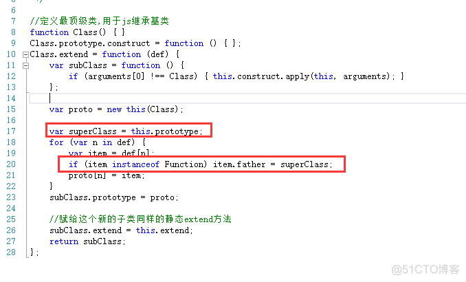 javascript 调用父类方法 js子类调用父类方法_Code_04