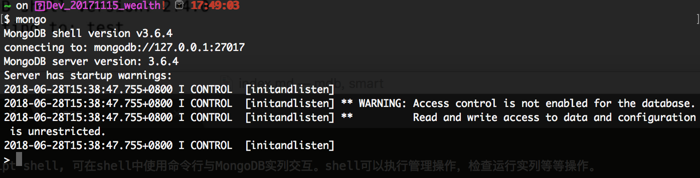 java mongodb shell命令 mongodb执行shell命令_数据库