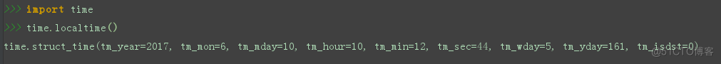 python中time() Python中time模块_Python_03