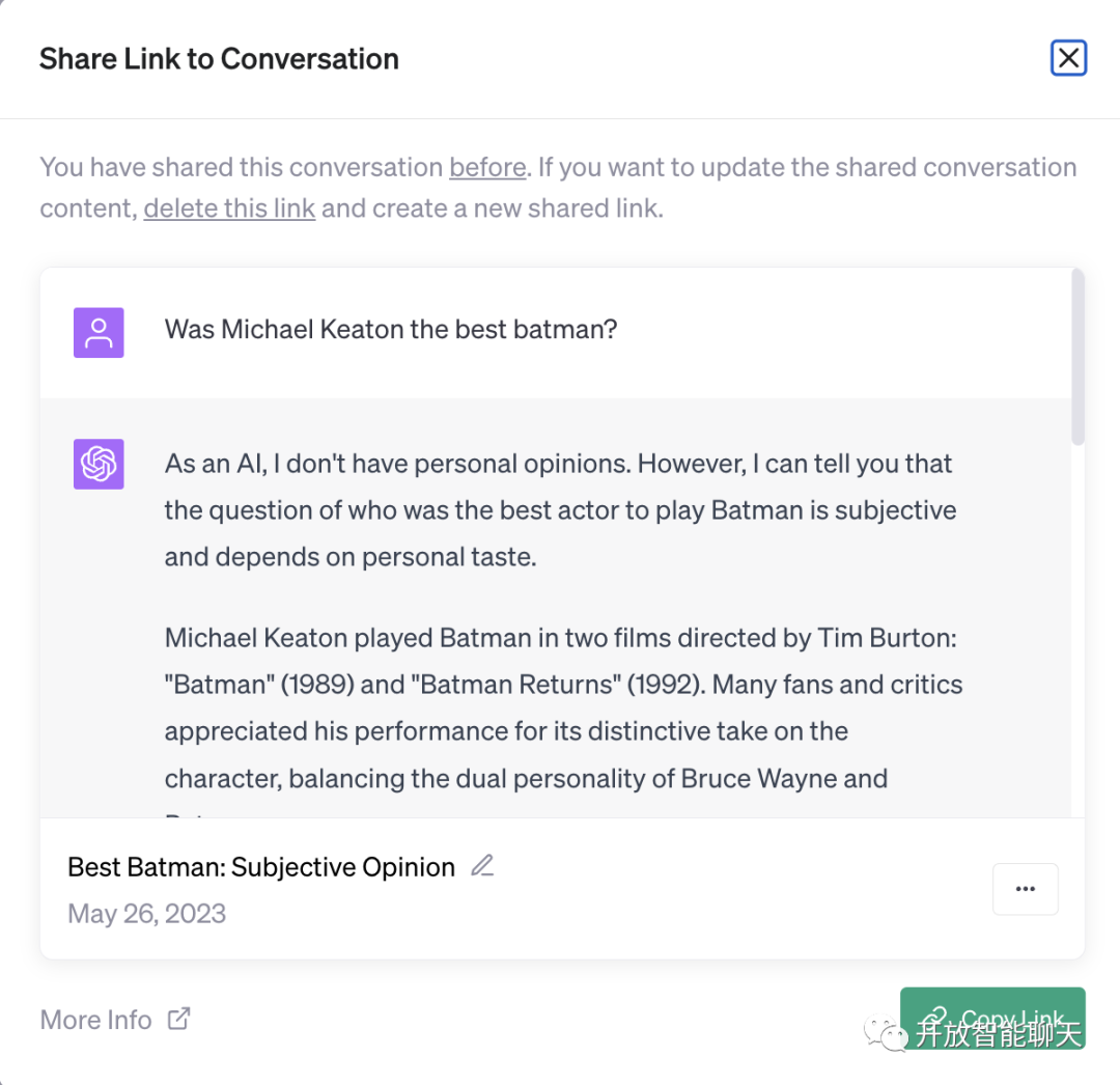 ChatGPT 推出新功能：共享链接，与您的朋友们分享ChatGPT对话_访问共享_04