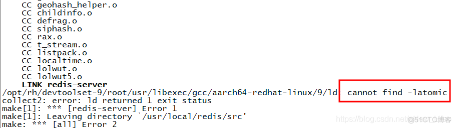 redis编译源码 编译redis报错_redis编译源码