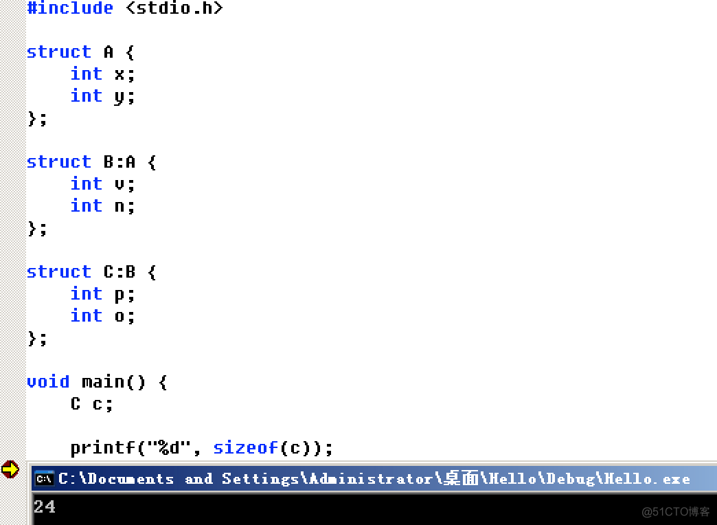 C++逆向分析——继承_内存布局_06