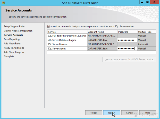 如何在Azure中配置SQL Server 2008 R2故障转移群集实例_Azure_52