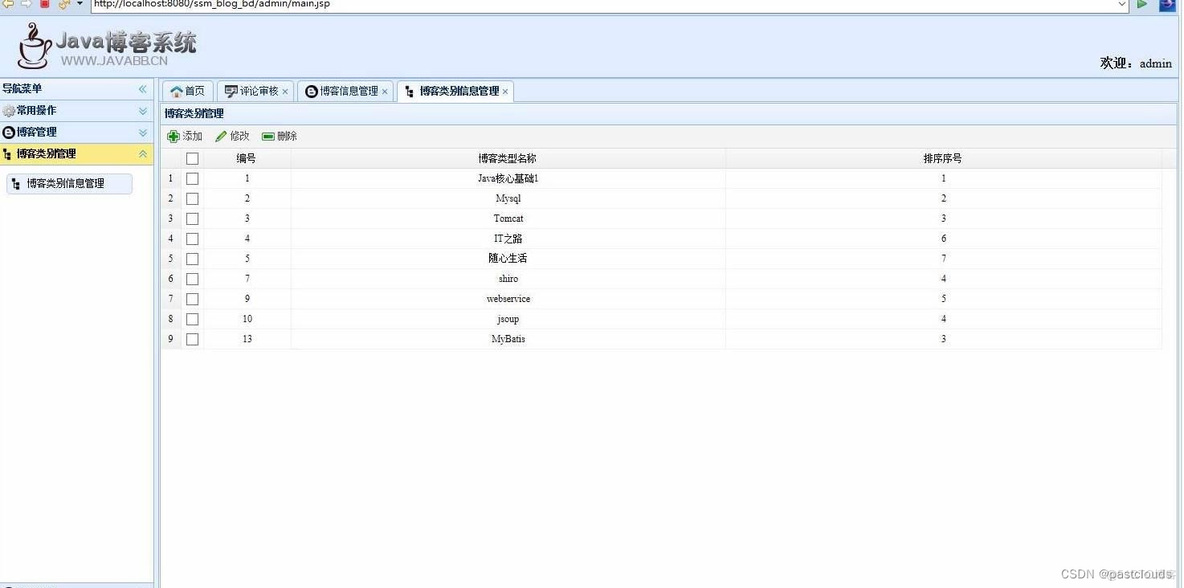 java版博客源码 java博客管理系统_mysql_05