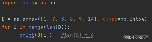 python遍历数组元素 python遍历数组的两种方法_numpy