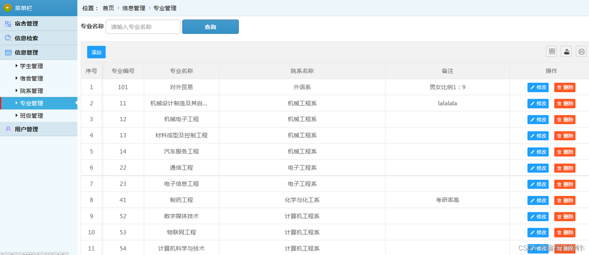 毕业设计:Springboot实现疫情宿舍&学生管理系统_java_12