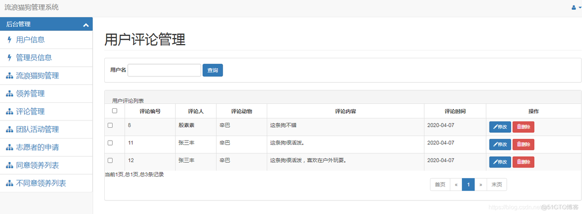 基于SSM实现宠物领养系统_java毕业设计系统_15