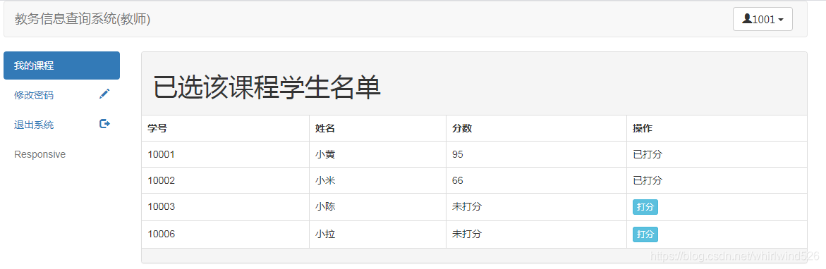 Java项目： 基于SSM实现教务管理系统_课程设计_09