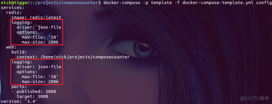 docker-compose 内地 docker-compose -f_redis_22