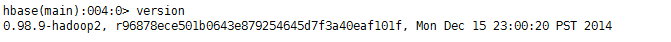 Linux查看hbase版本命令 hbase查看数据表命令_数据库_03