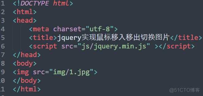 jquery鼠标移入元素,在元素的上方显示文本 jquery鼠标移入移出_html_02