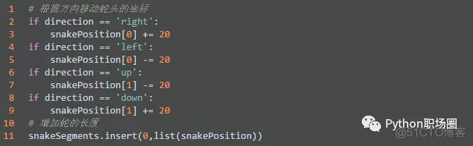 python海龟编程代码大全 简单代码编程 贪吃蛇_初始化_10