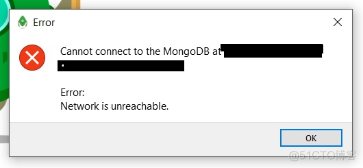 mongoDB host mongodb host is unreachable_解决方法