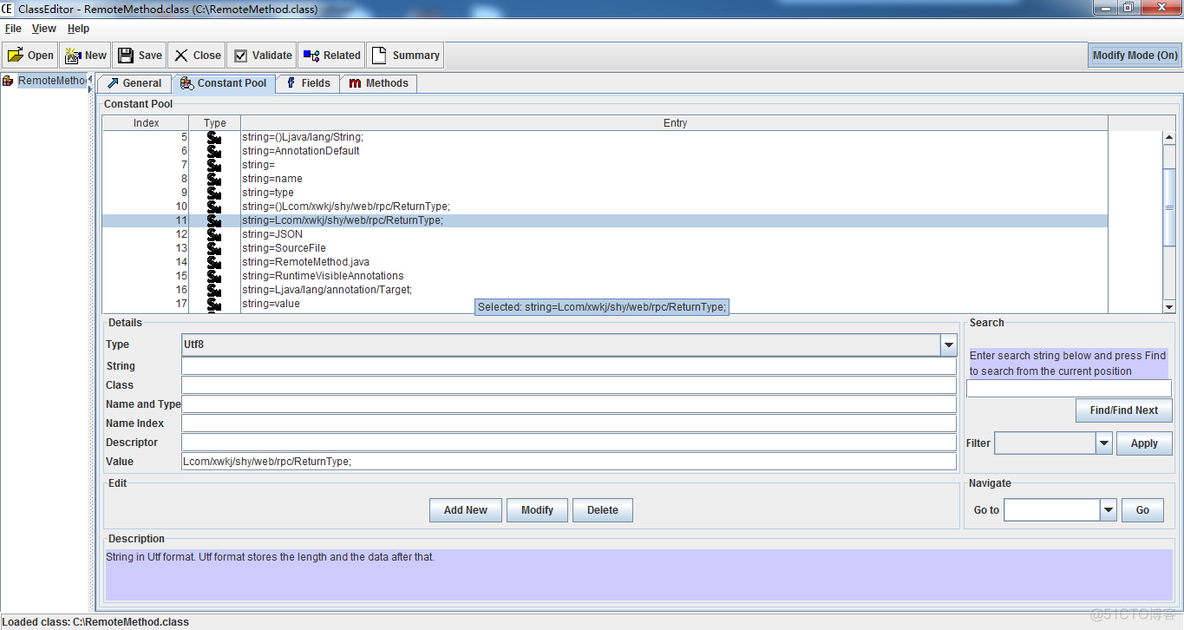 java class类文件修改软件 java class 修改_常量池_02