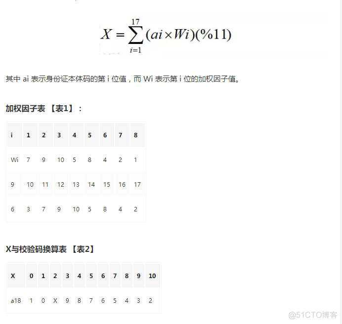 身份证号校验Java 身份证号校验码_校验码_02