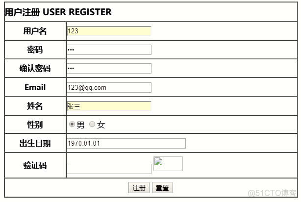 java注册功能 java注册功能文档_用户名_04