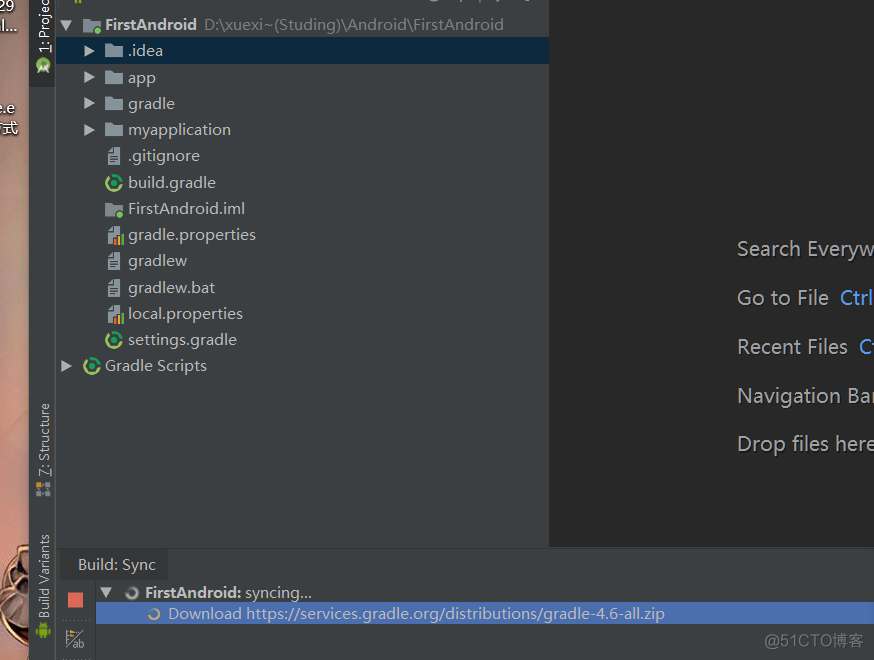 android studio 下载一大堆 gradle android studio gradle一直在下载_重启