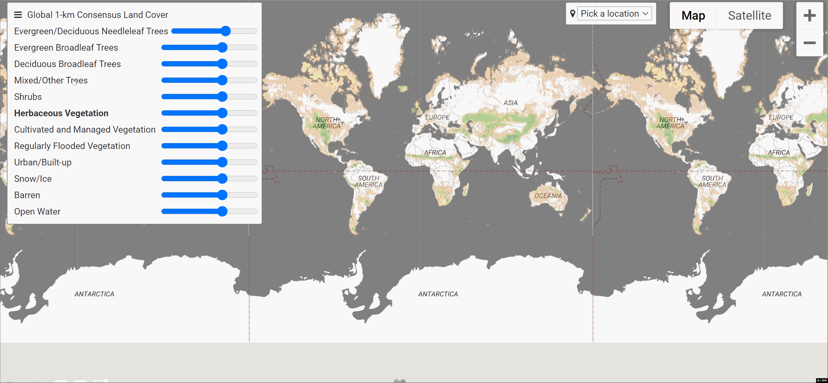 Google Earth Engine（GEE）——全球1公里分辨率下12种土地覆盖_人工智能