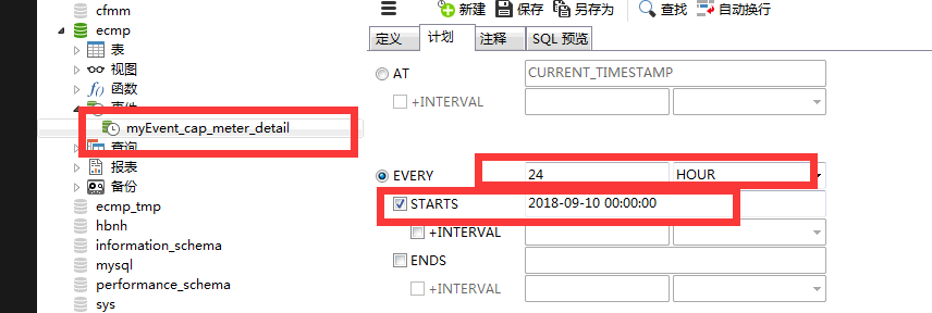 mysql 存储过程 每天的凌晨1点执行定时任务 mysql定时任务调用存储过程_数据_02