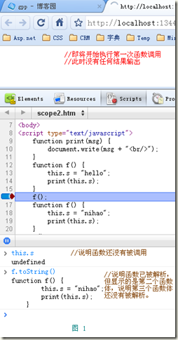 javascript 语句执行顺序 js函数执行先后顺序控制_函数体